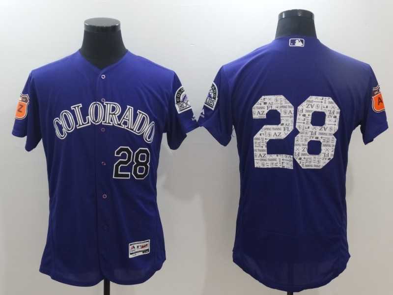Colorado Rockies #28 Nolan Arenado Purple 2017 Spring Training Flexbase Collection Stitched Jersey,We sell and wholesale Colorado Rockies #28 Nolan Arenado Purple 2017 Spring Training Flexbase Collection Stitched Jersey on line form chian!